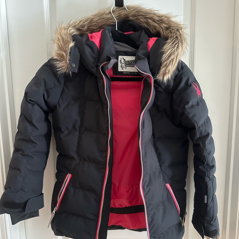 Spyder girls ski jacket. Size 12